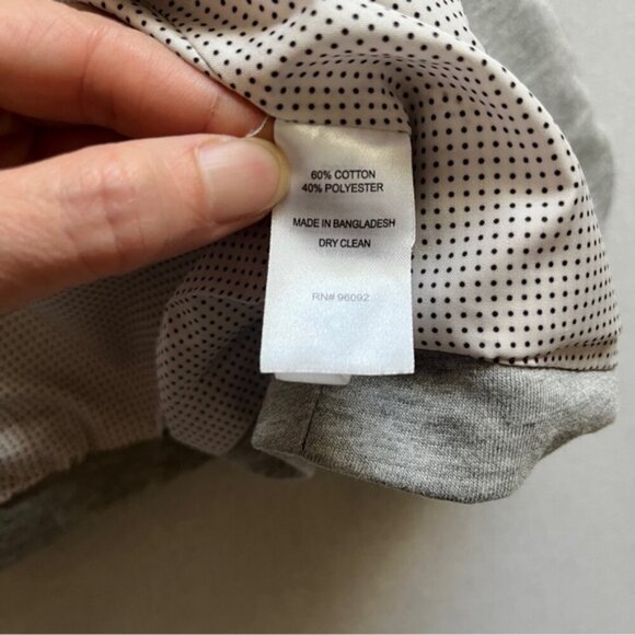 Paraphrase cotton blend gray blazer Sz M - Picture 7 of 10